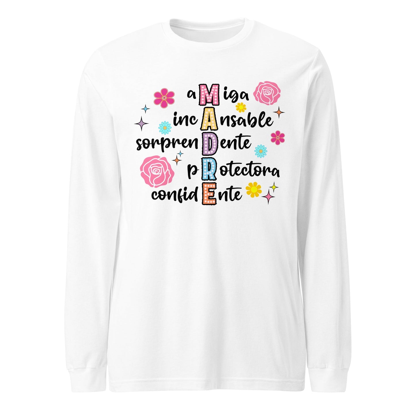 Madre Definition Long Sleeve Tee for Latina Moms