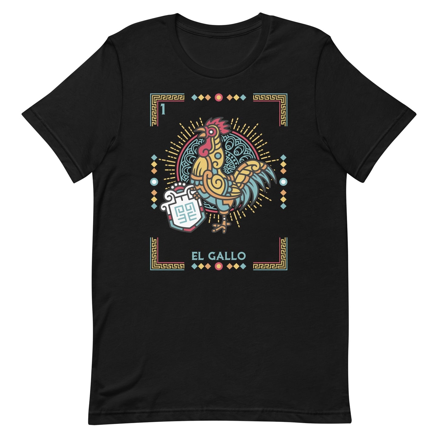 El Gallo Mexican Loteria Unisex t-shirt