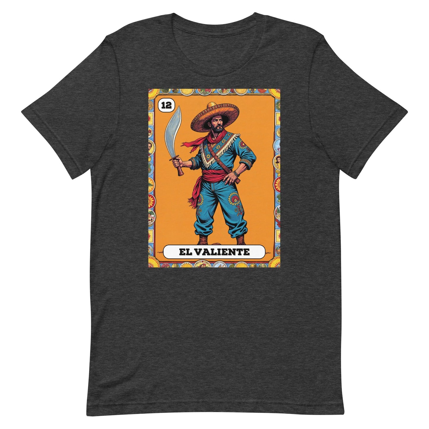 El Valiente Mexican Loteria T-Shirt