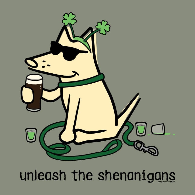Unleash the Shenanigans - Ladies Curvy V-Neck Tee