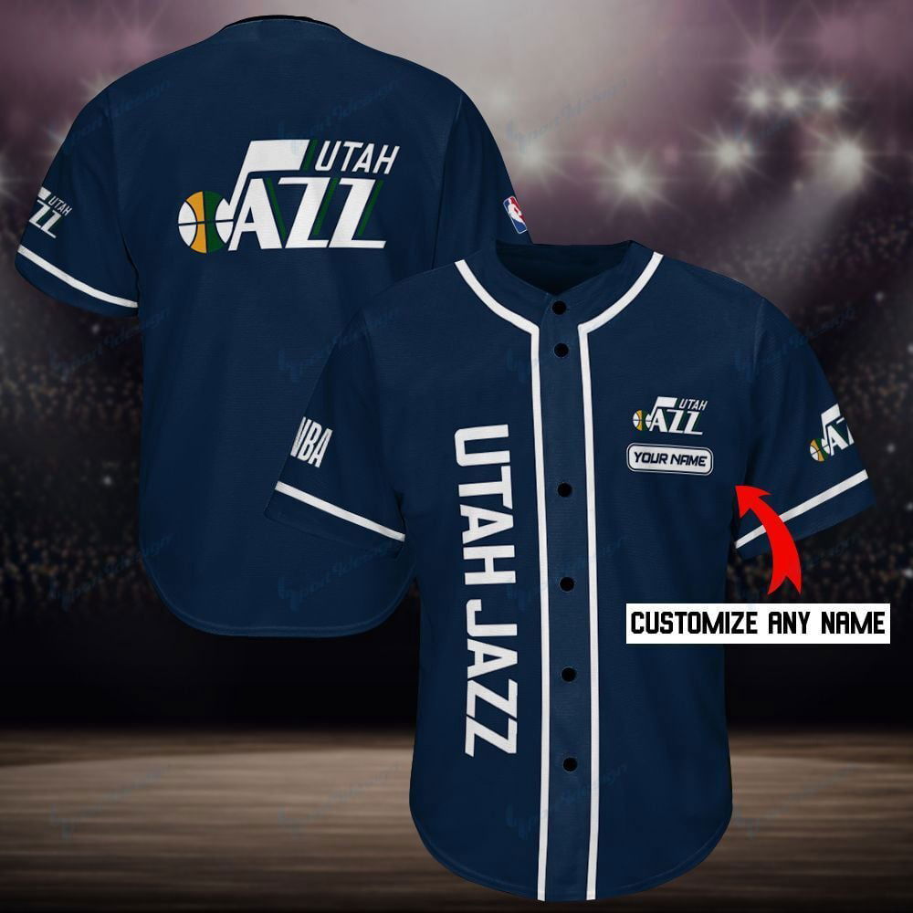 Utah Jazz Baseball Jersey For Fans BJ0058 - lylyprint.com