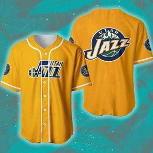 Utah Jazz Baseball Jersey For Fans Gift for Men Dad - lylyprint.com