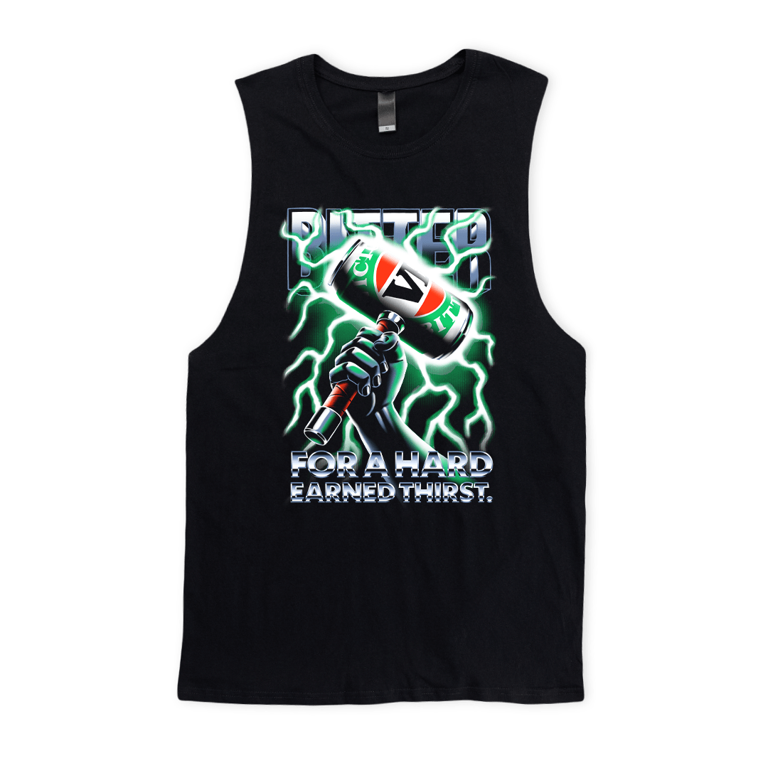 A Worthy Thirst Muscle Tee Black
