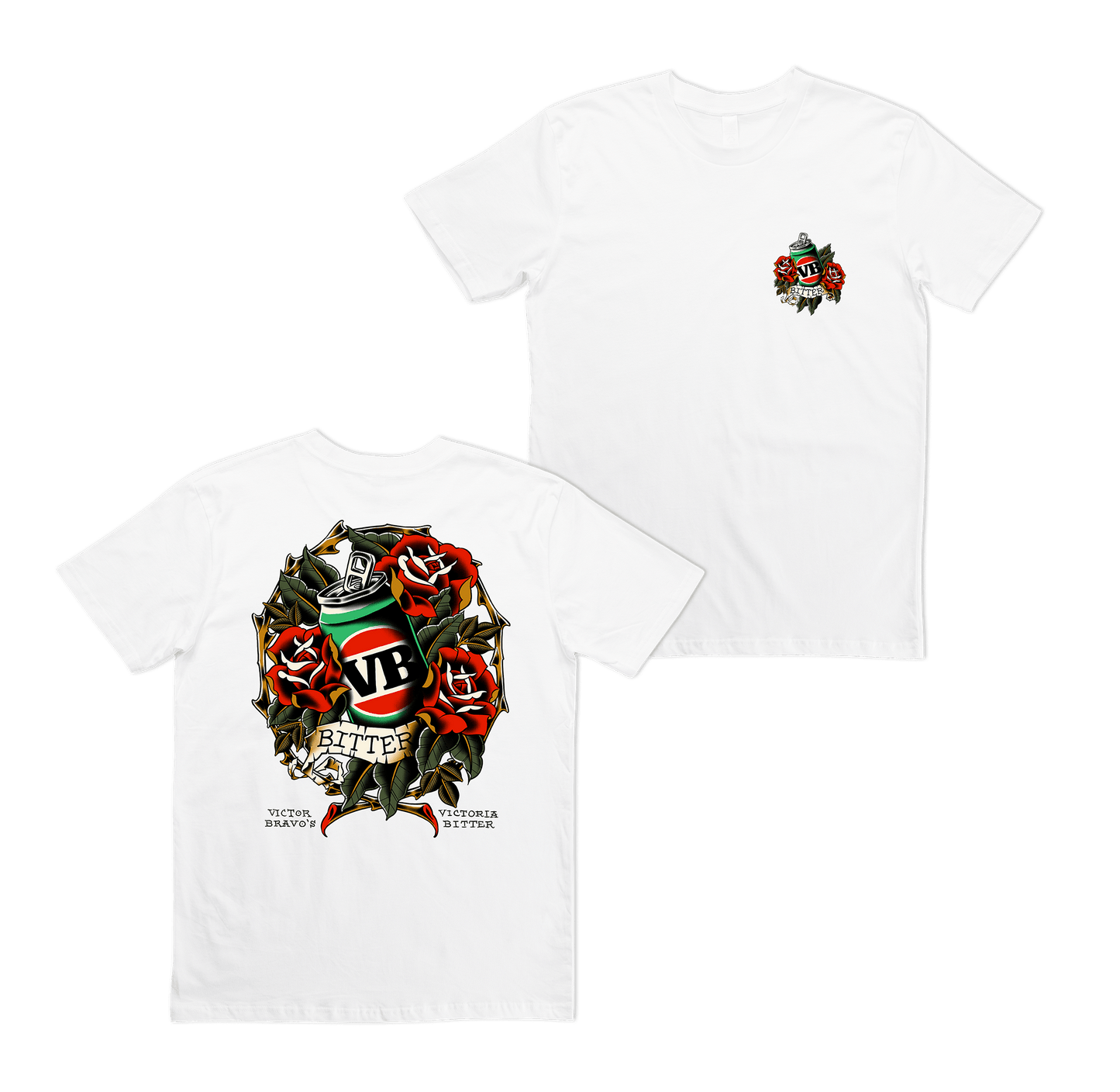 Bitter Rose Tee White