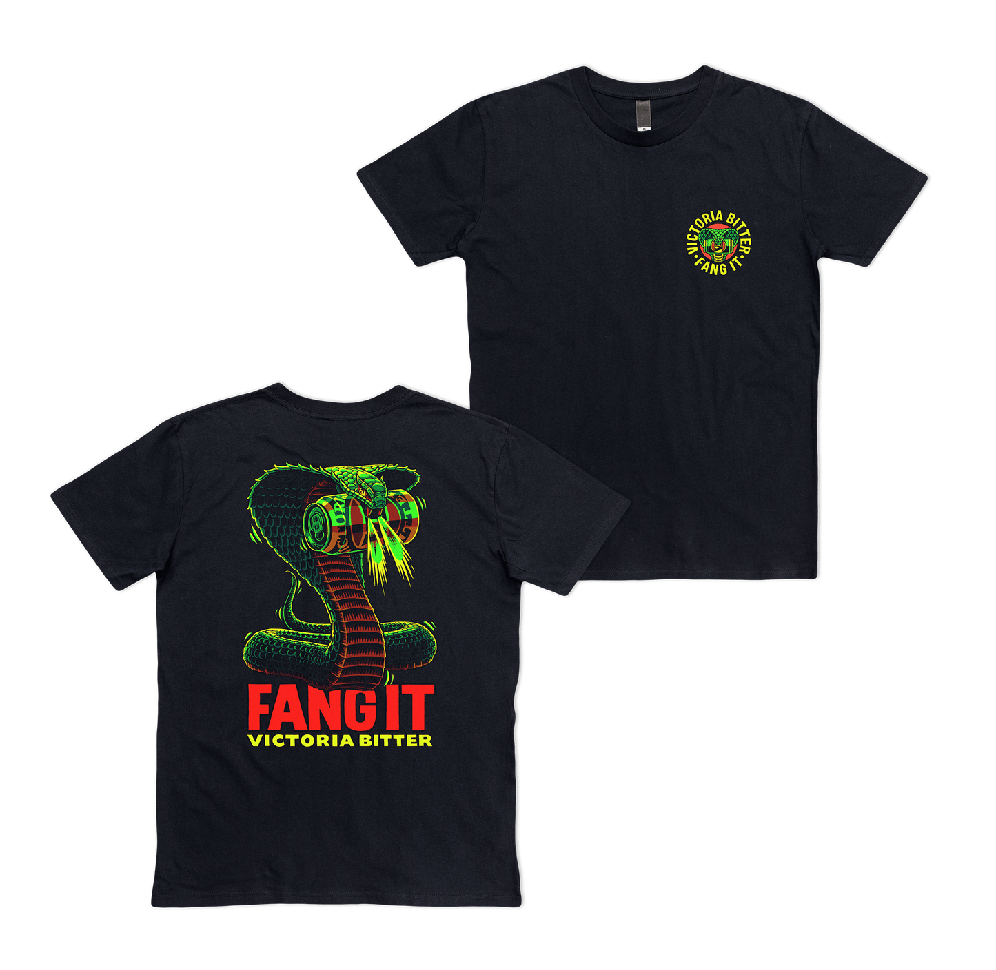 Fang It Tee Black