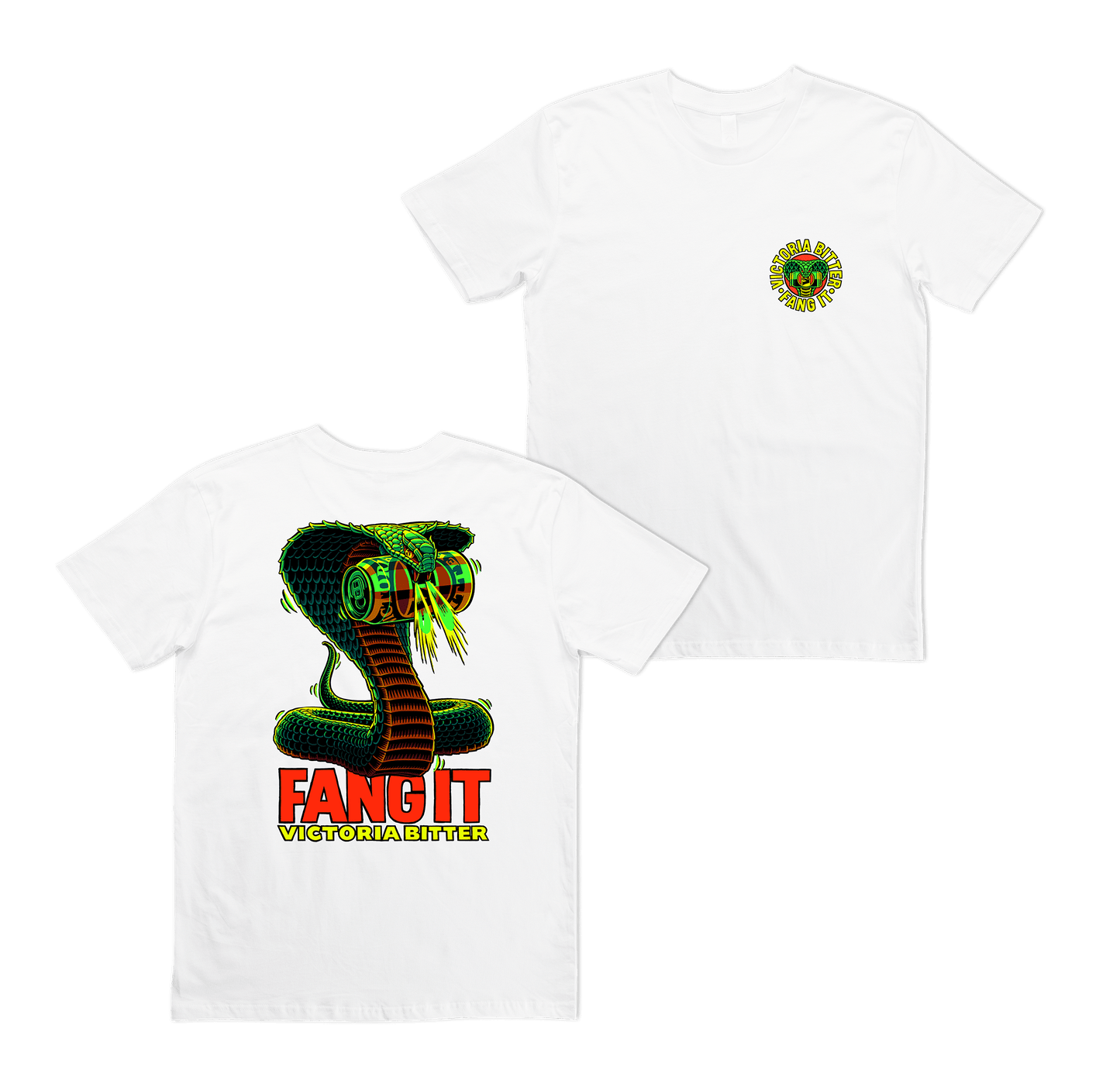 Fang It Tee White