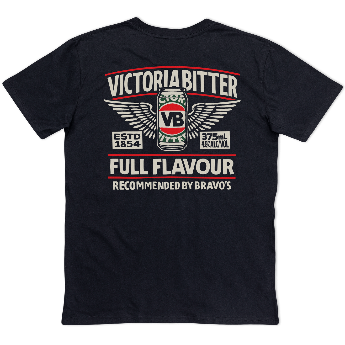 Full Flavour Tee Black
