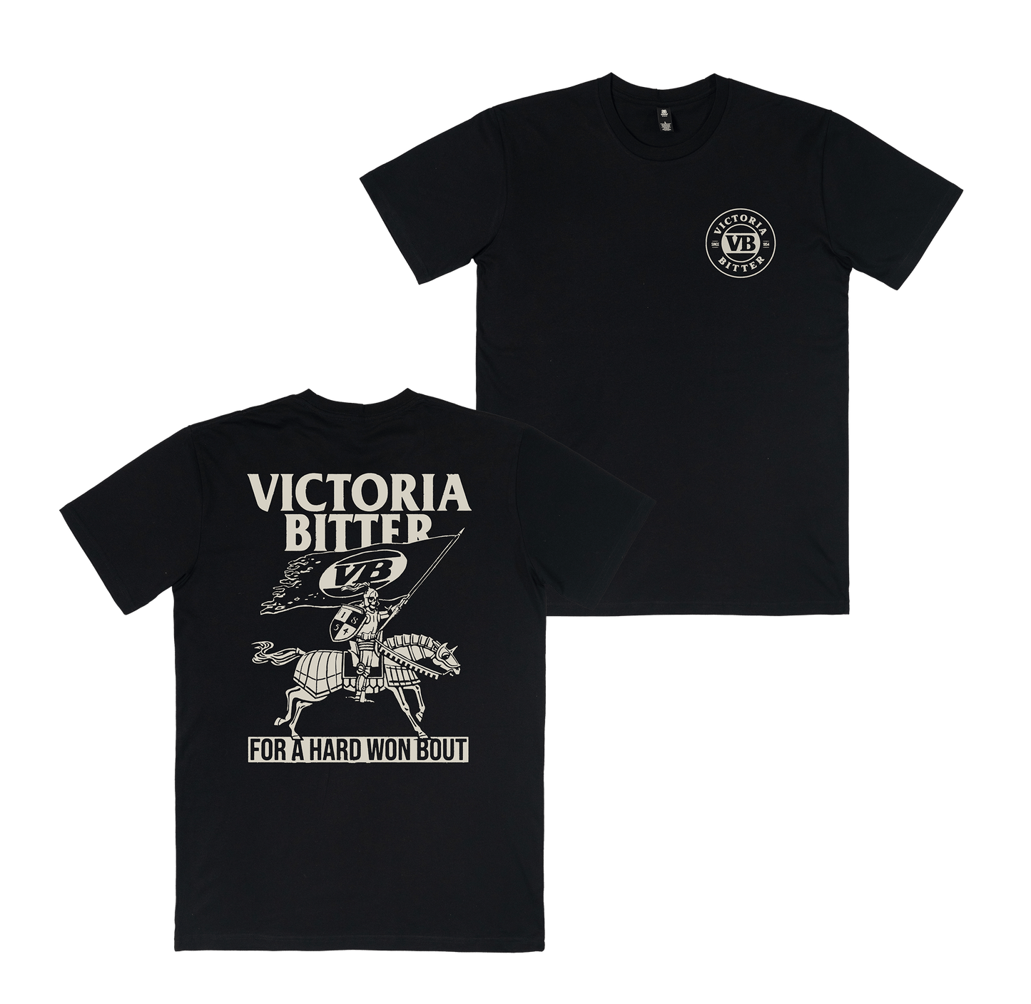 Hard Won Tee Black