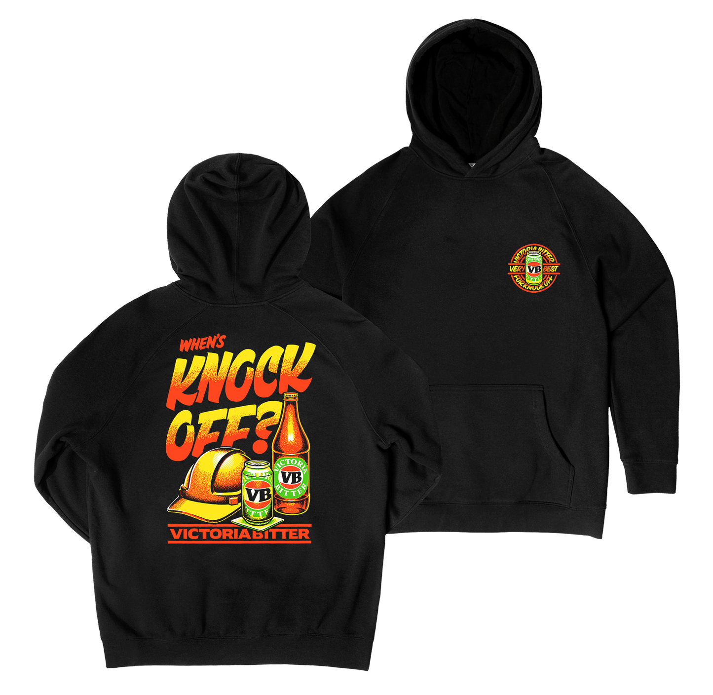 Knock Off Hoodie Black