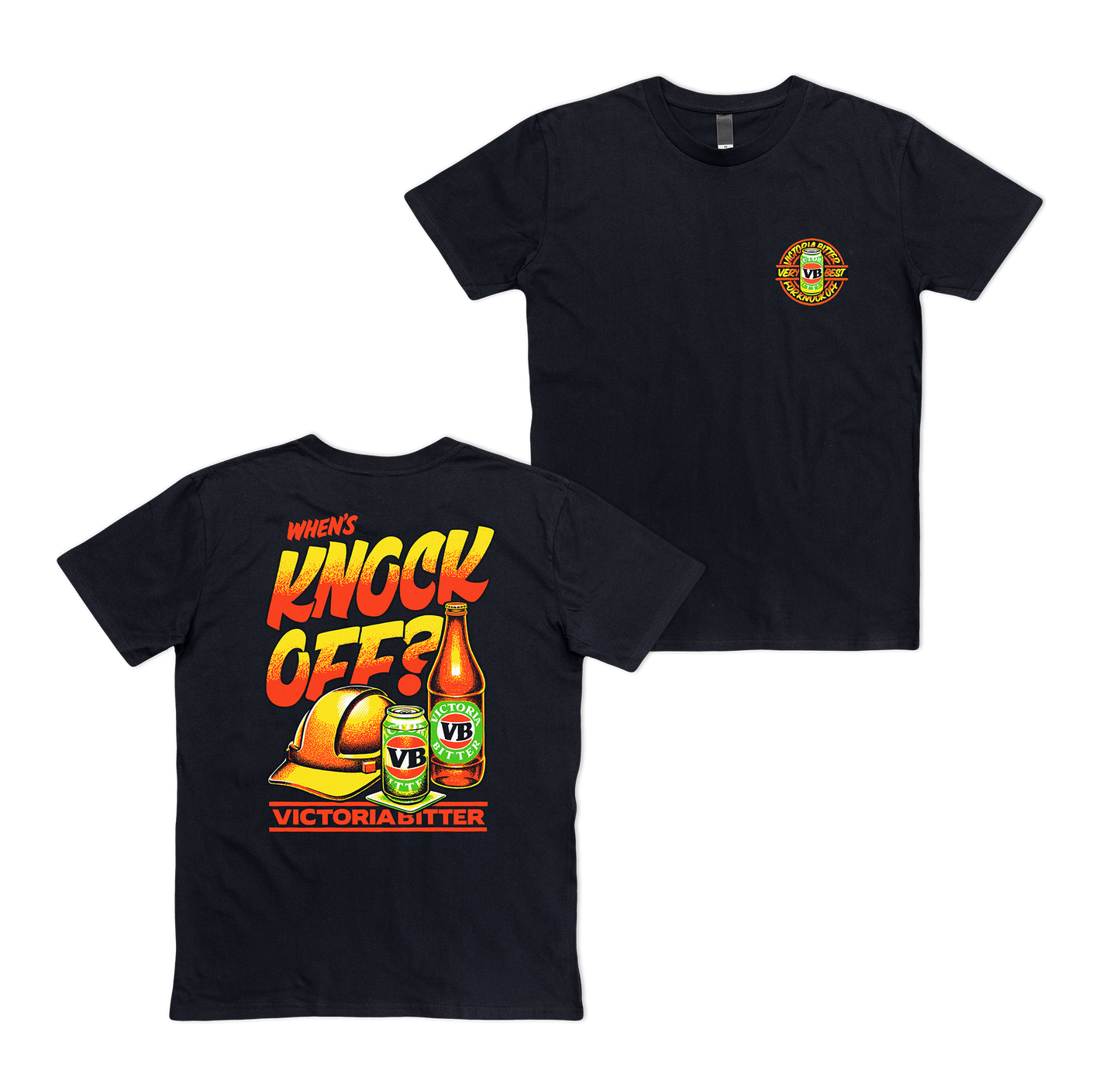 Knock Off Tee Black