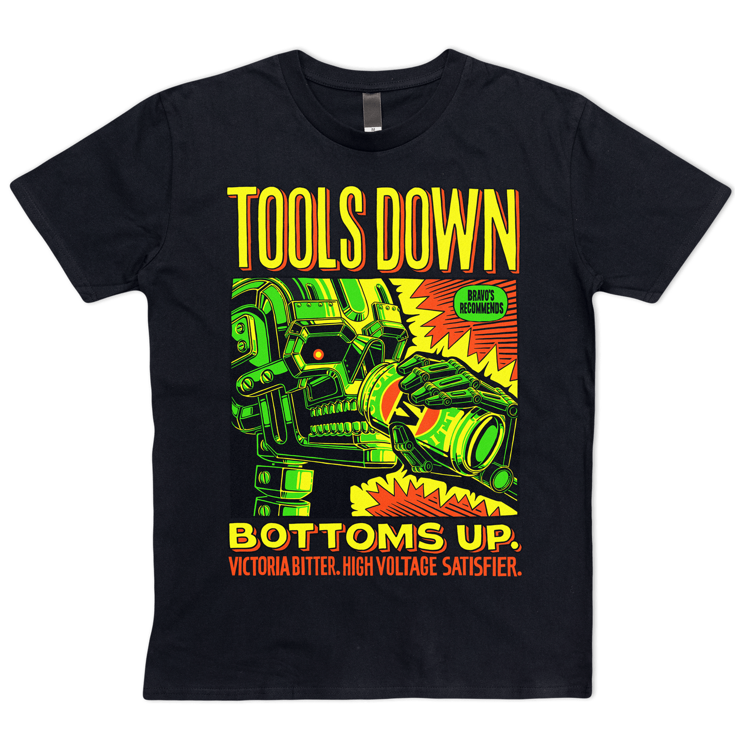 Tools Down Tee Black