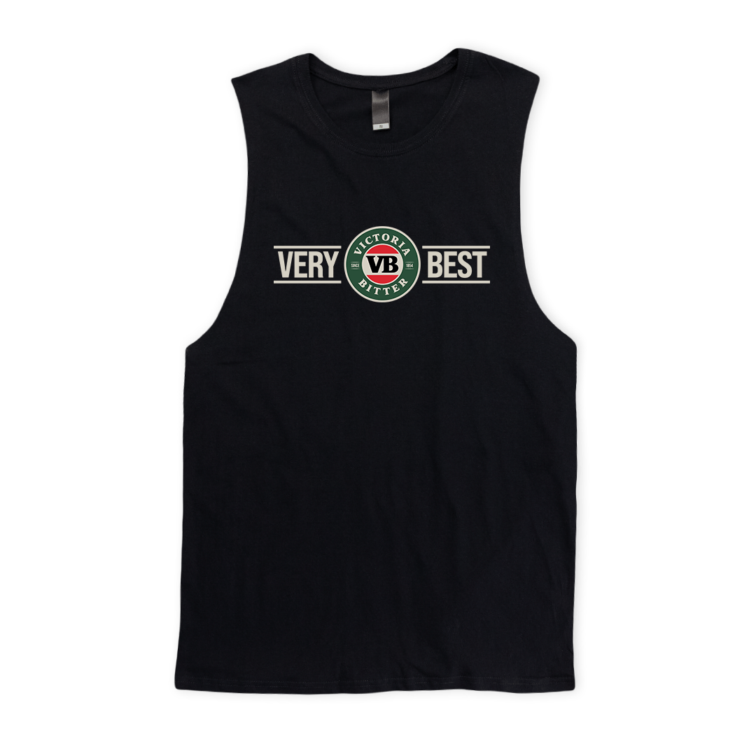 VB Biplane Muscle Tee Black