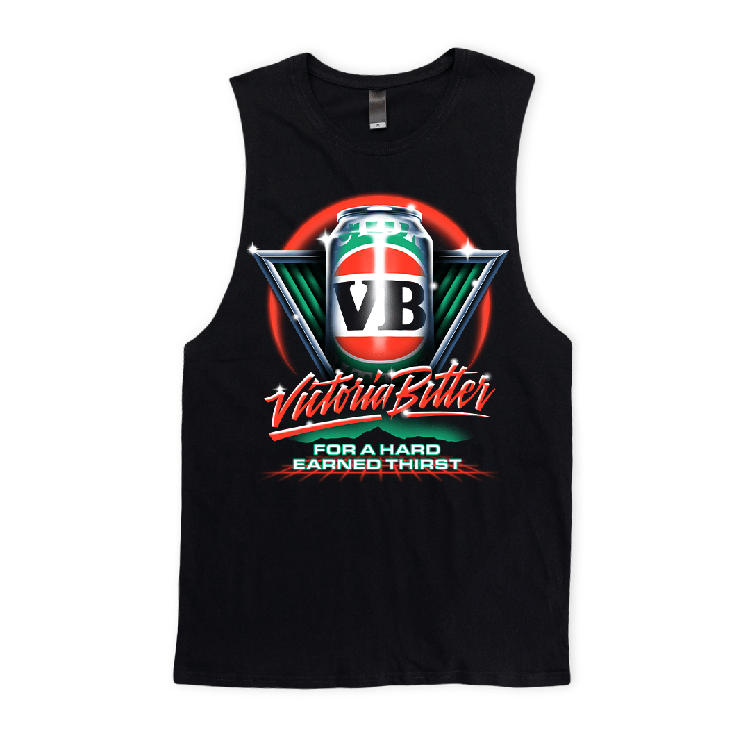 VB Synth Muscle Tee Black