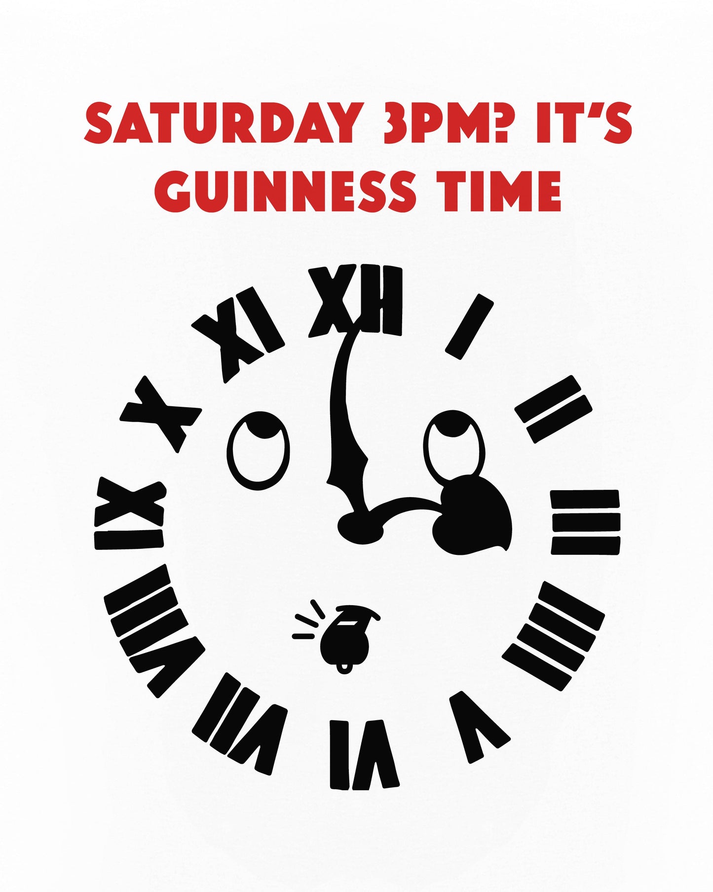 It's Guinness Time White Tee