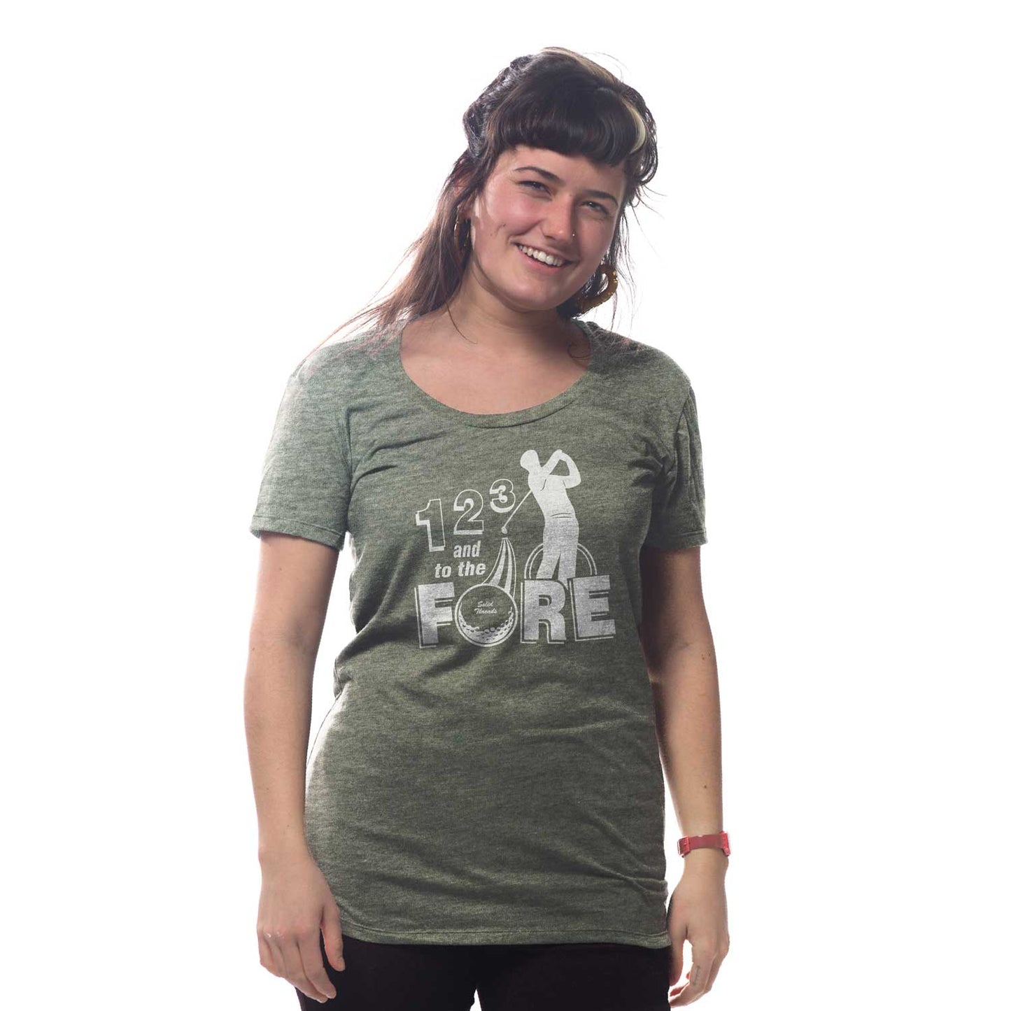 Women's 1, 2, 3, Fore T-shirt