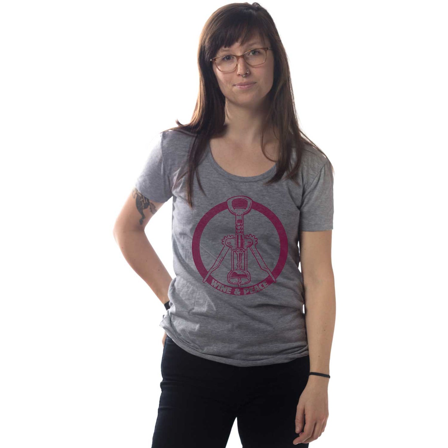 Women's Wine & Peace T-shirt