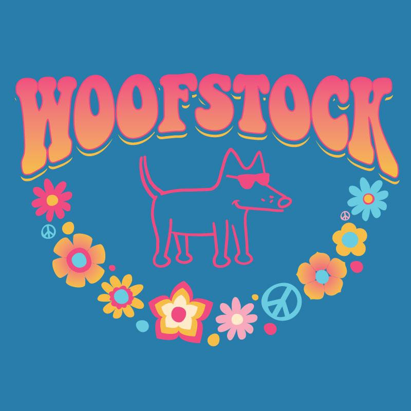 Woofstock - Ladies T-Shirt V-Neck