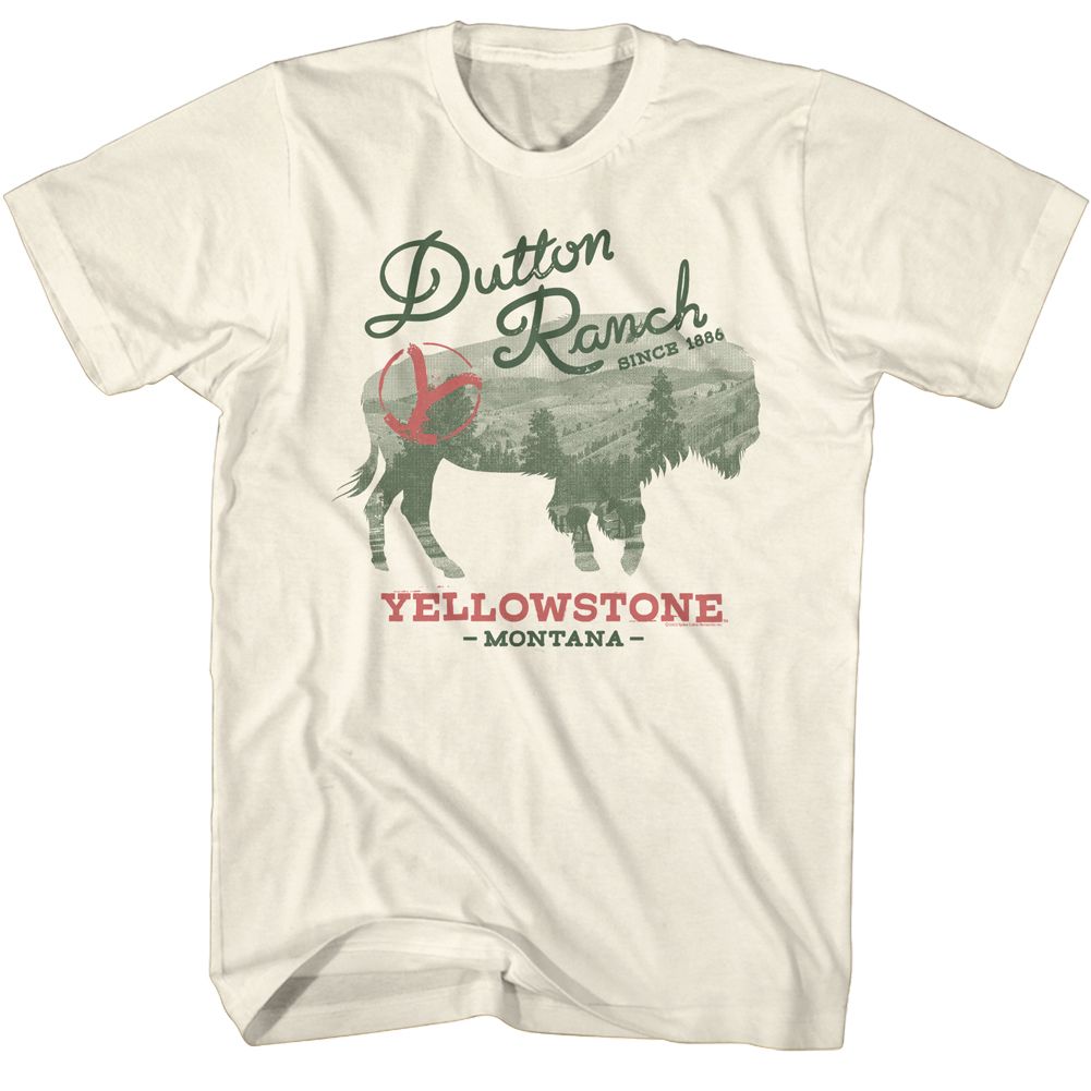 Yellowstone - Buffalo Landscape T-Shirt