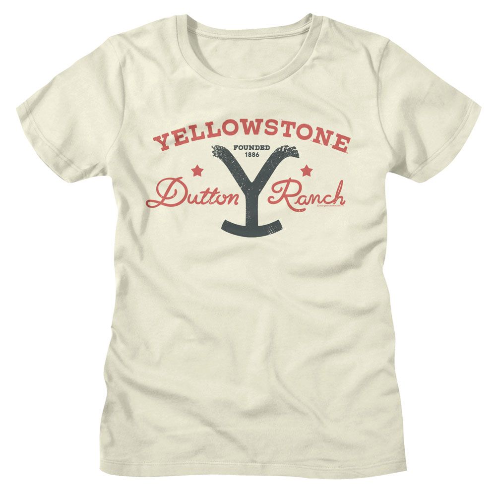Yellowstone - Dutton Ranch Founded 1886 Womens T-Shirt