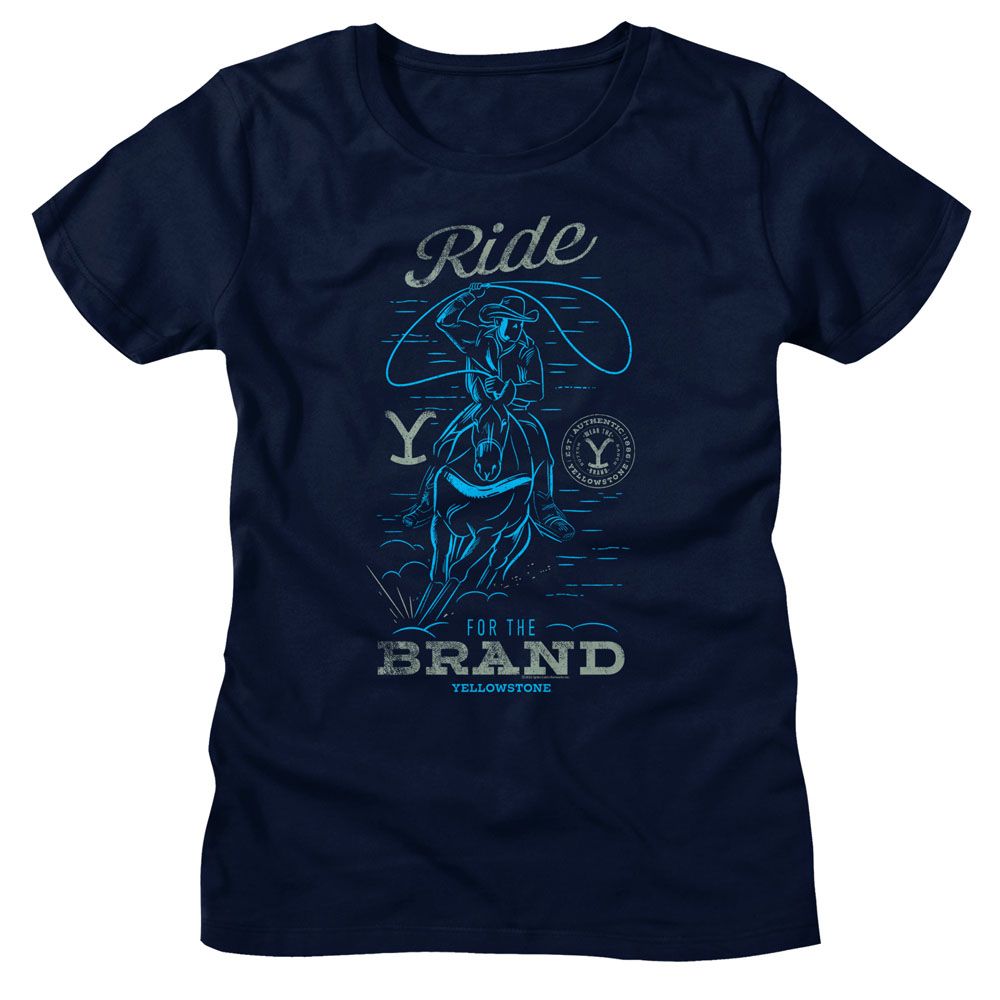Yellowstone - Ride For The Brand Womens T-Shirt