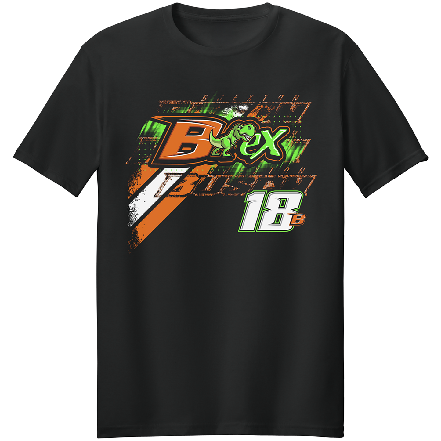 BREXTON BUSCH #18B LEGEND BLACK 2-SPOT TEE