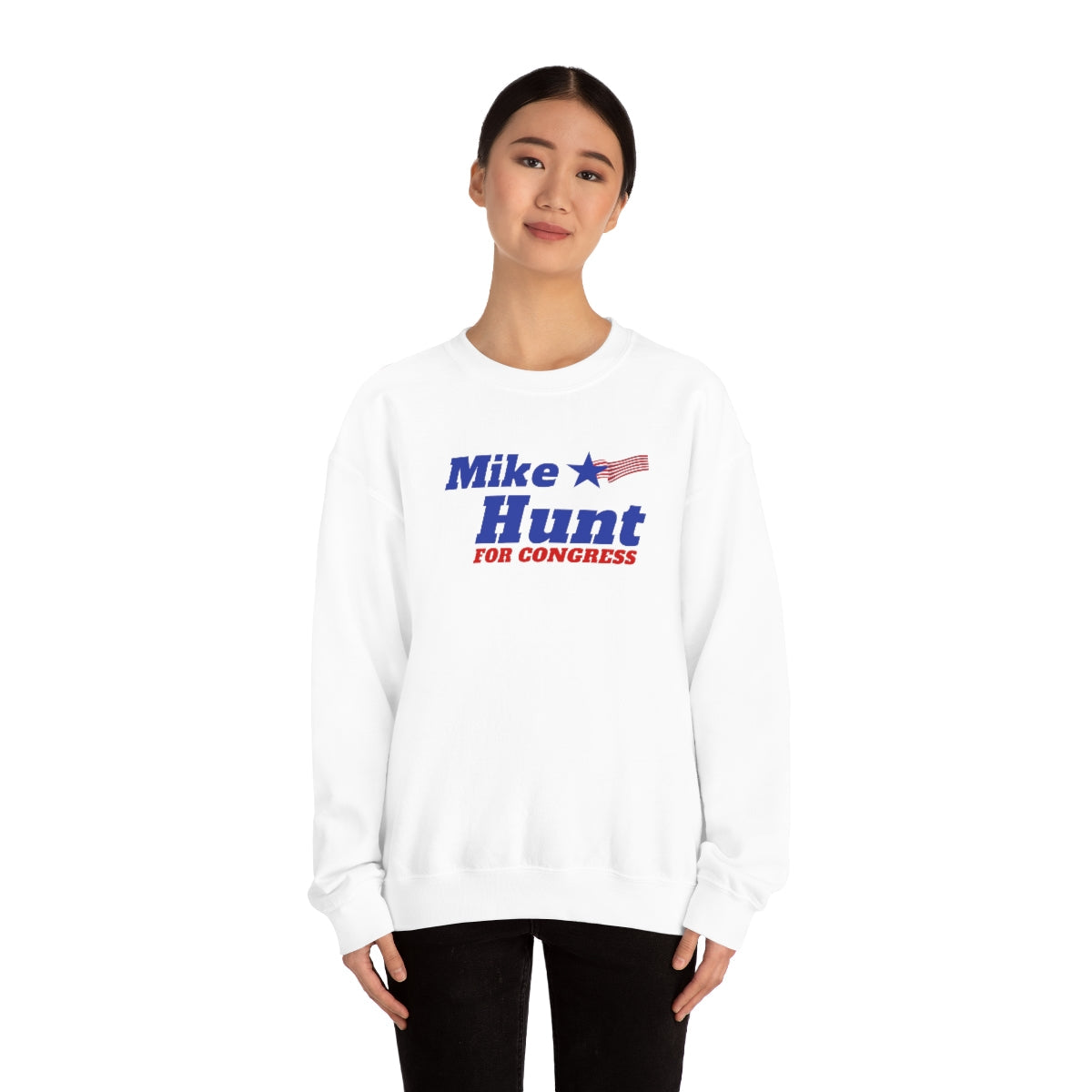 Mike Hunt - Unisex Heavy BlendÃ¢â€žÂ¢ Crewneck Sweatshirt