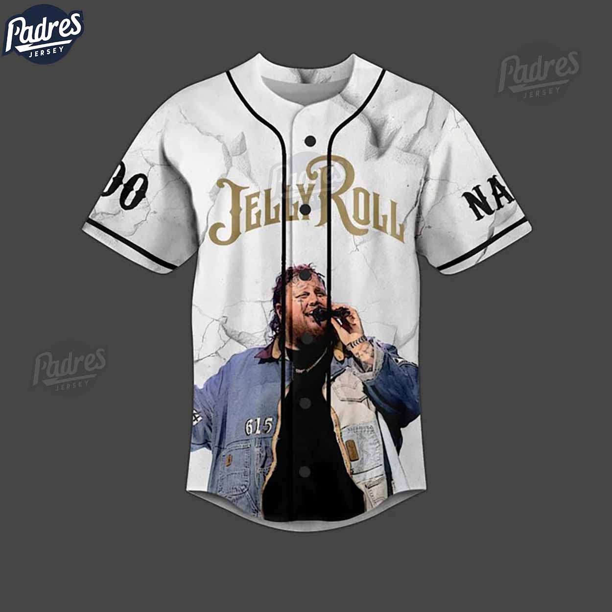 Jelly Roll I Am Not Okay Custom Baseball Jersey - Padres Jersey Oasis: Elevate Your Baseball Style Game