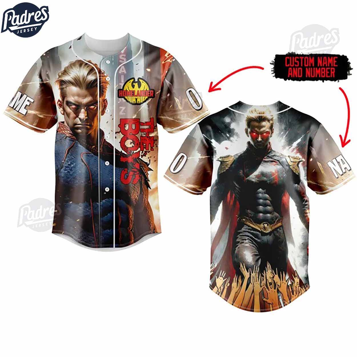 Movie The Boys Custom Baseball Jersey - Padres Jersey Oasis: Elevate Your Baseball Style Game