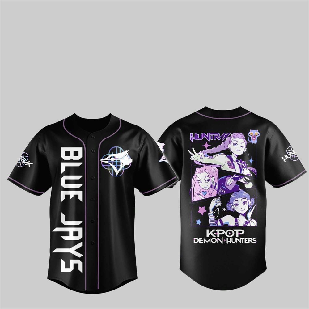2025 Blue Jays KPop Demon Hunters Jersey - Grishko.com