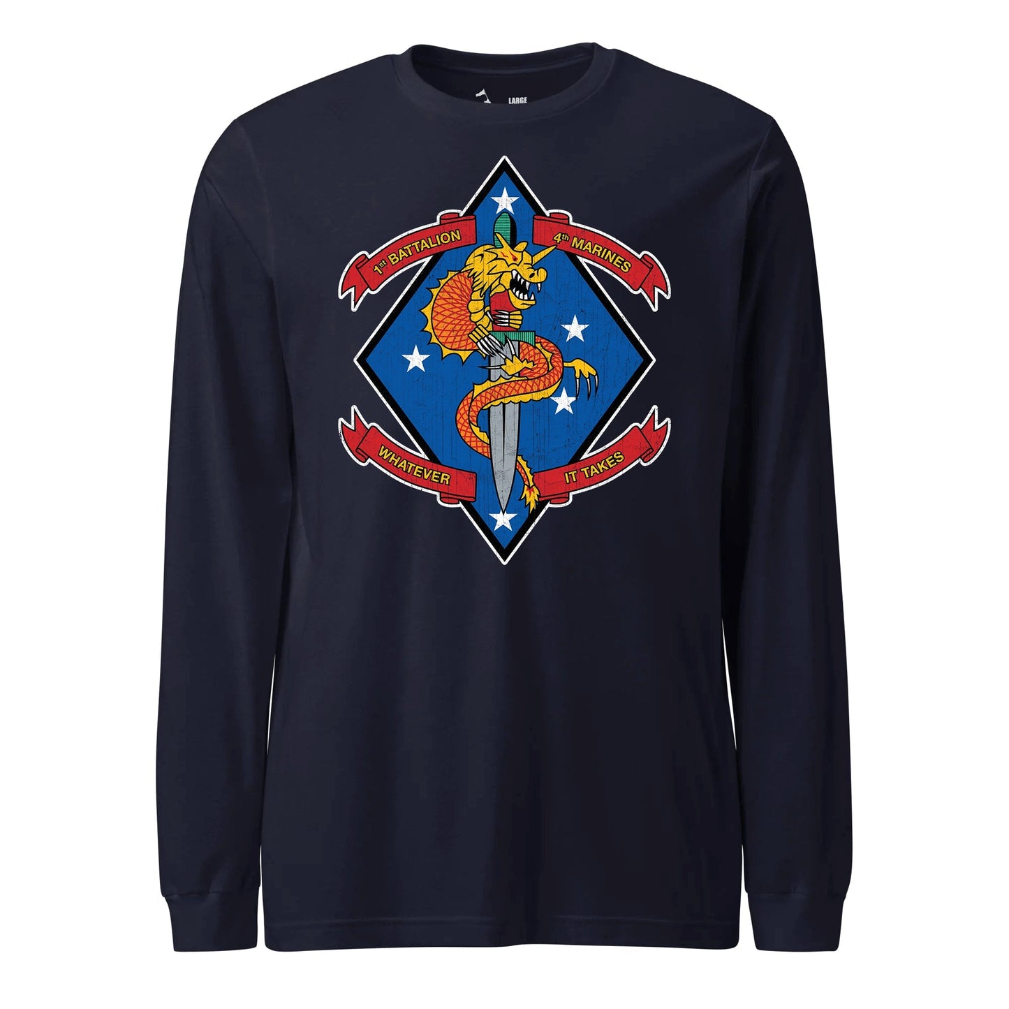 1st Battalion 4th Marines Long Sleeve T-Shirt