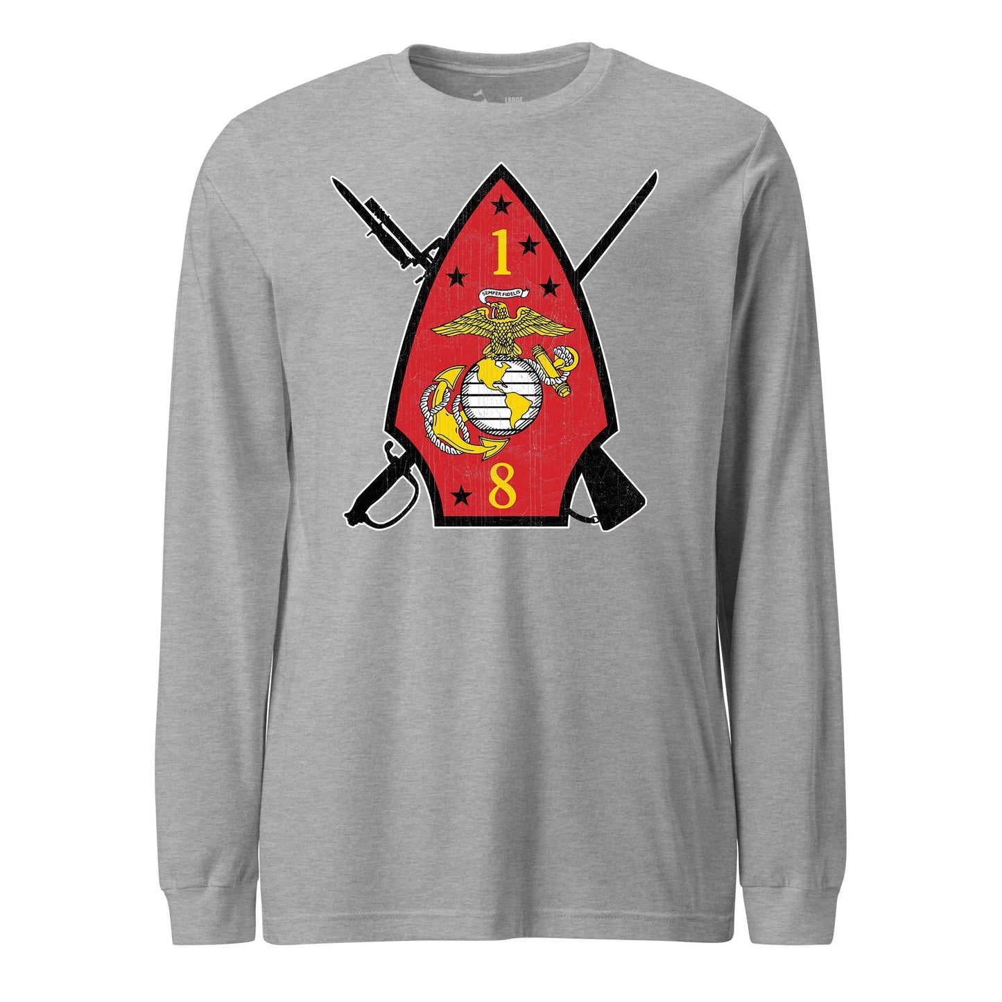 1st Battalion 8th Marines Long Sleeve T-Shirt