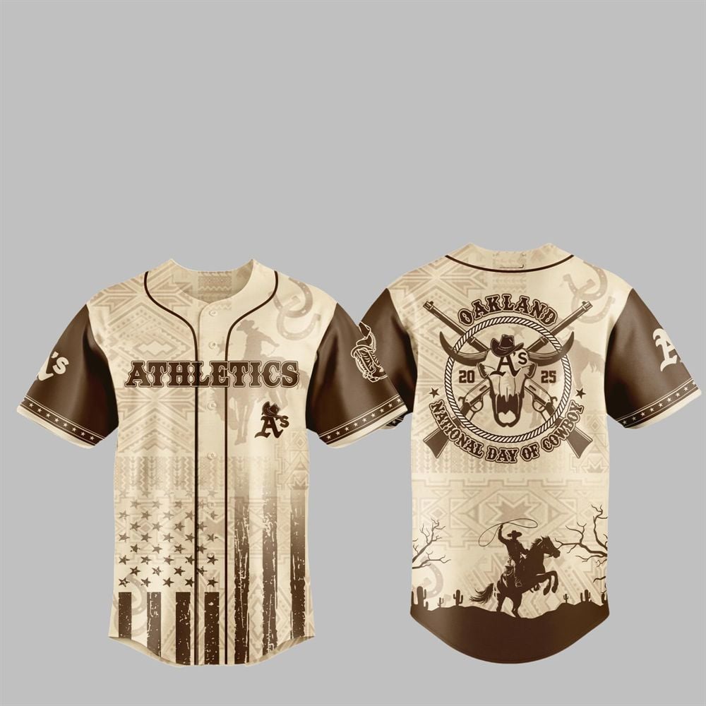 Athletics National Day of Cowboy 2025 Jersey - Grishko.com
