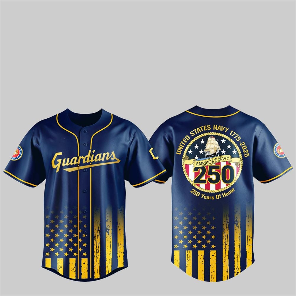 Guardians US NAVY 250th Birthday Celebration Jersey - Grishko.com