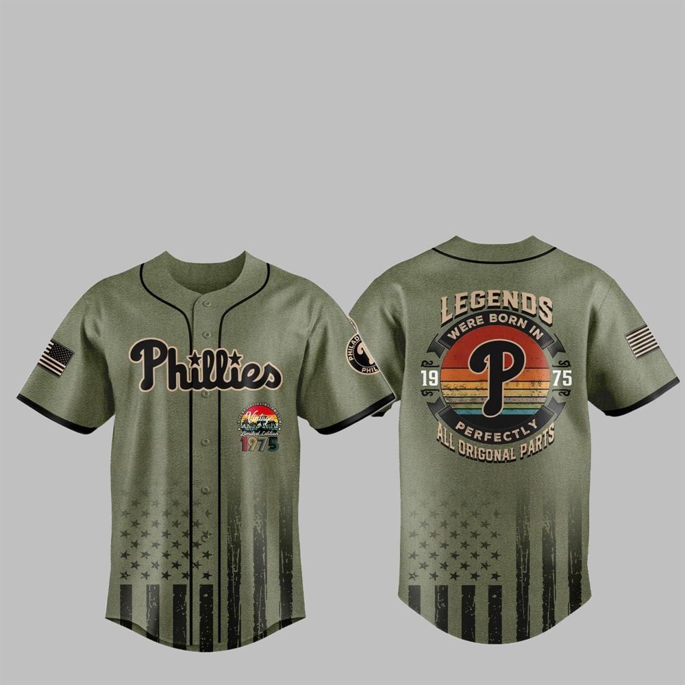 Phillies Legends Were Born 1975 Camo Jersey 2025 - Grishko.com