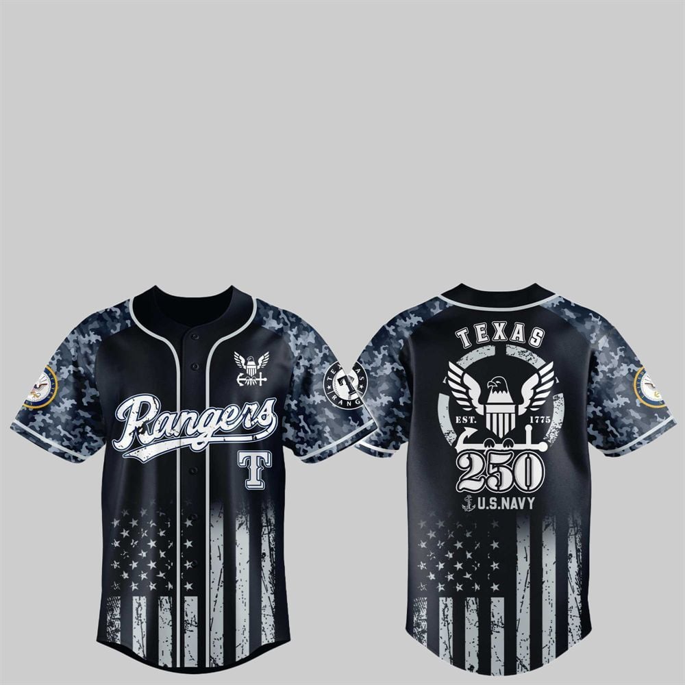 Rangers 250th US NAVY Jersey 2025 - Grishko.com