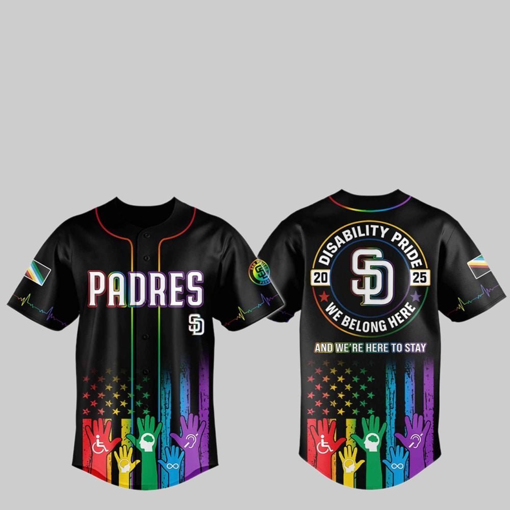 SD Padres 2025 Pride Month Baseball Jersey - Grishko.com