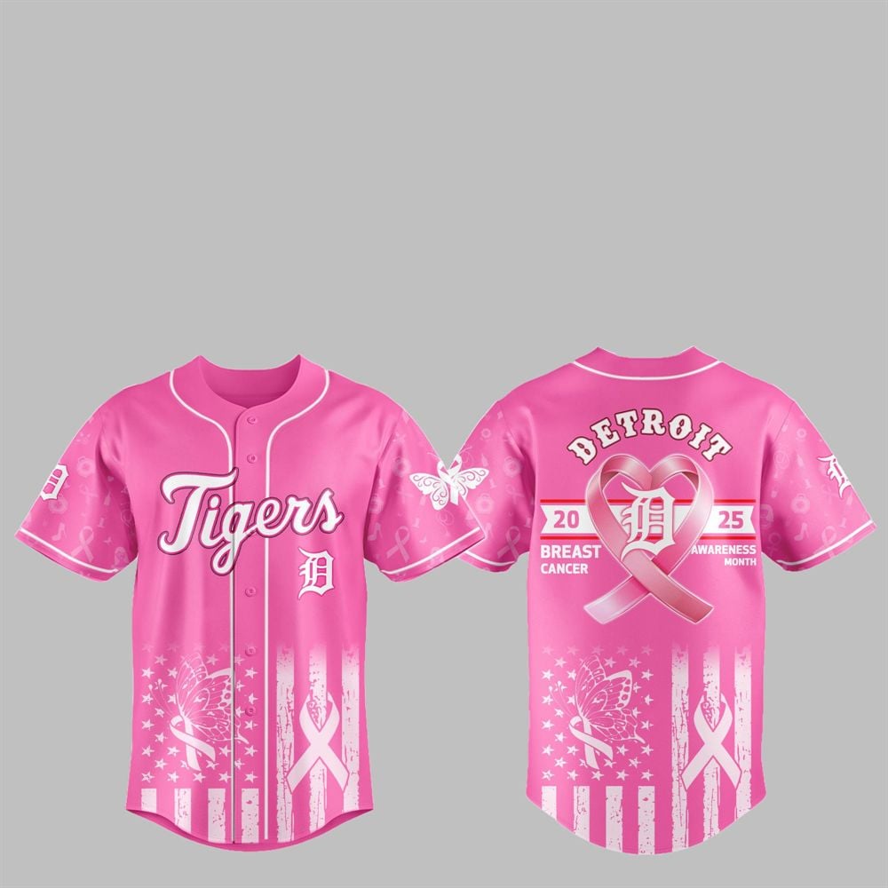 Tigers 2025 Breast Cancer Awareness Month Jersey - Grishko.com