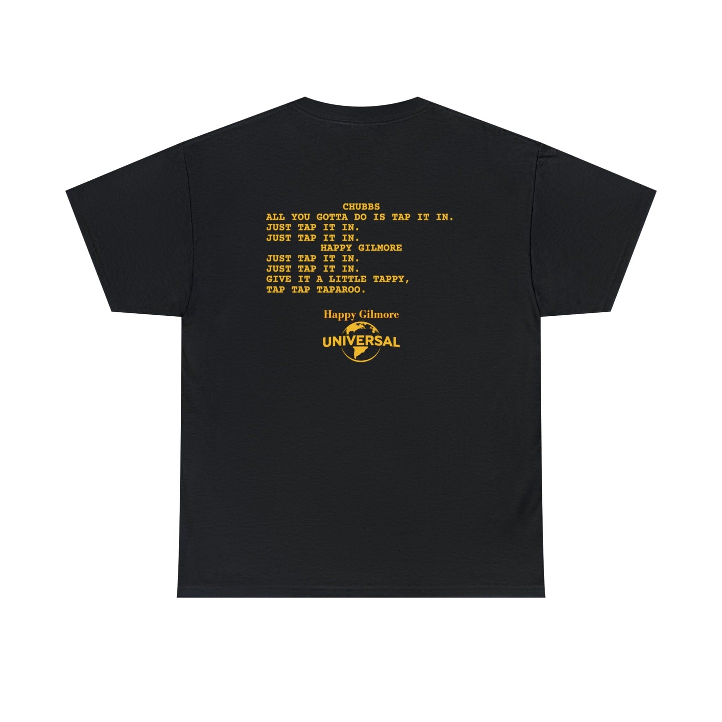 HAPPY GILMORE (with back quote) - Unisex Heavy Cotton Tee