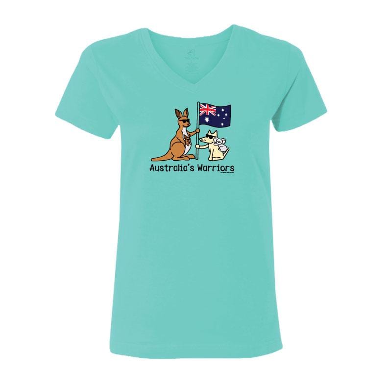 Australia's Warriors - Ladies T-Shirt V-Neck