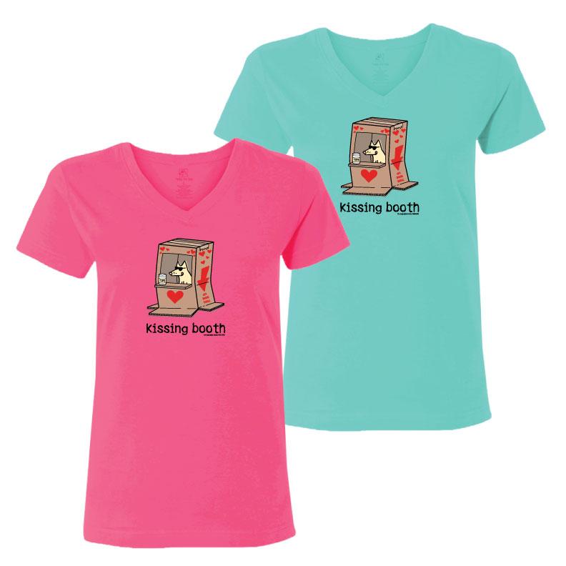 Kissing Booth - Ladies T-Shirt V-Neck