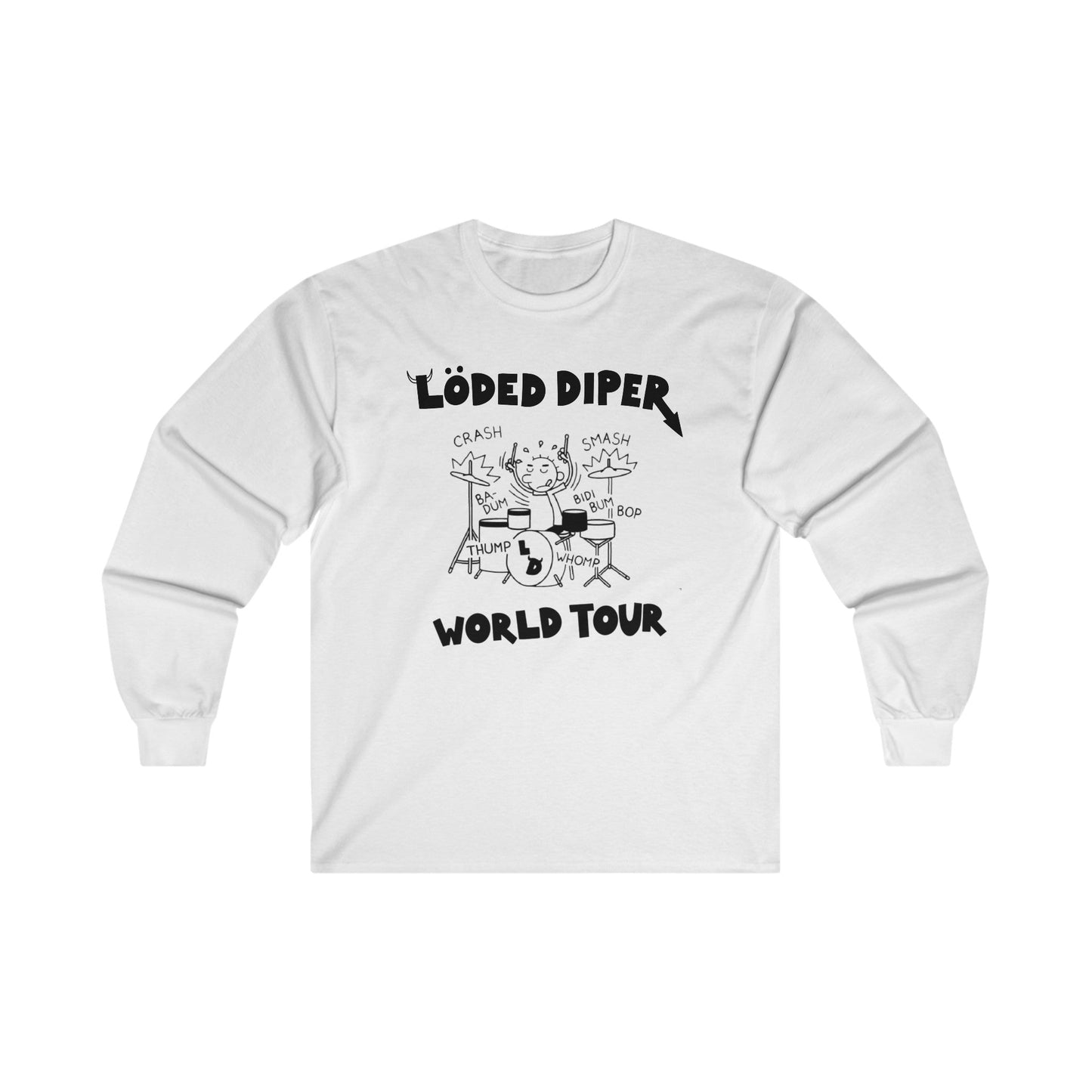 Loded Diper World Tour - Ultra Cotton Long Sleeve Tee - All Colors