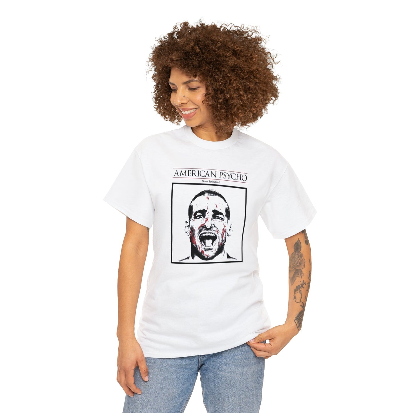 Sean Strickland American Psycho  - Unisex Heavy Cotton Tee