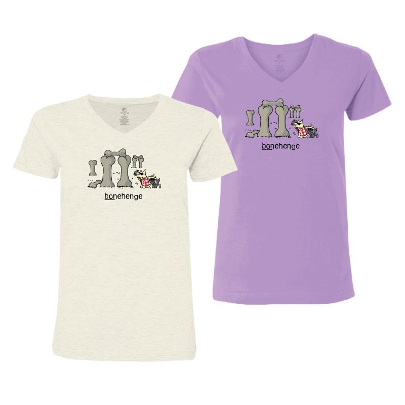 Bonehenge - Ladies T-Shirt V-Neck