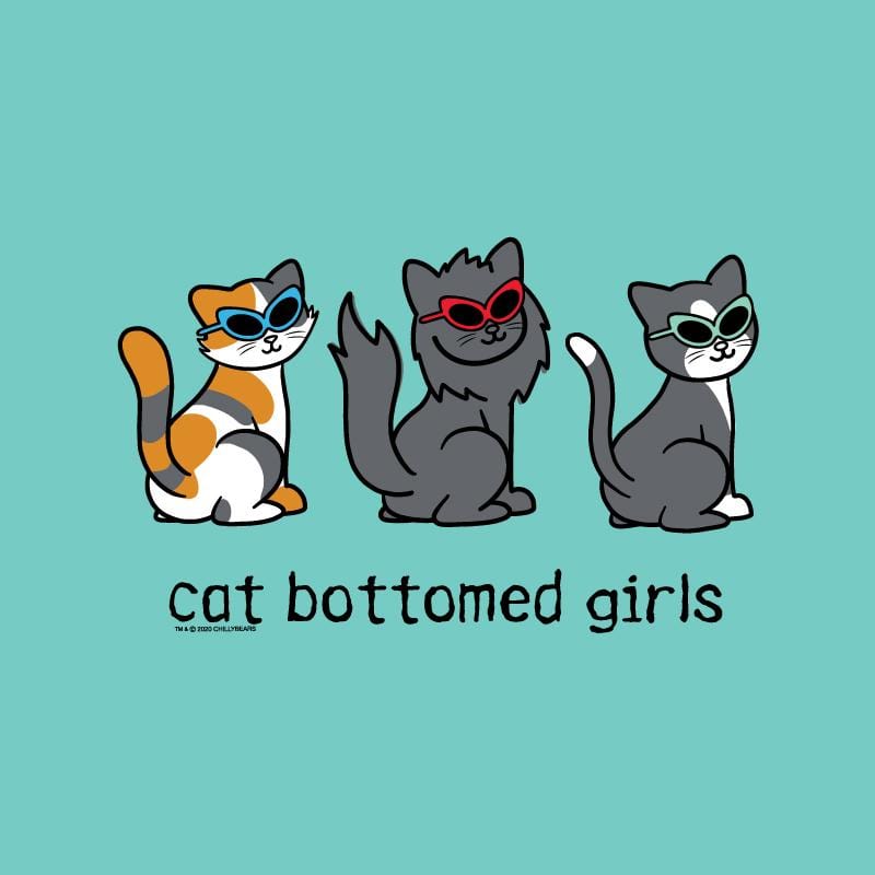 Cat Bottomed Girls - Ladies T-Shirt V-Neck