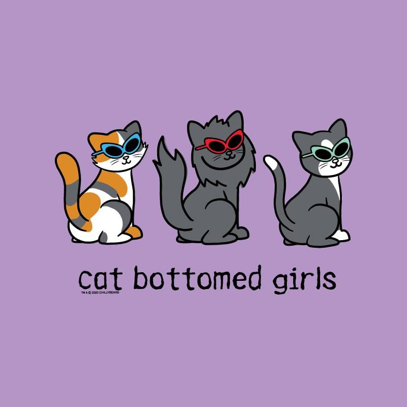 Cat Bottomed Girls - Ladies T-Shirt V-Neck