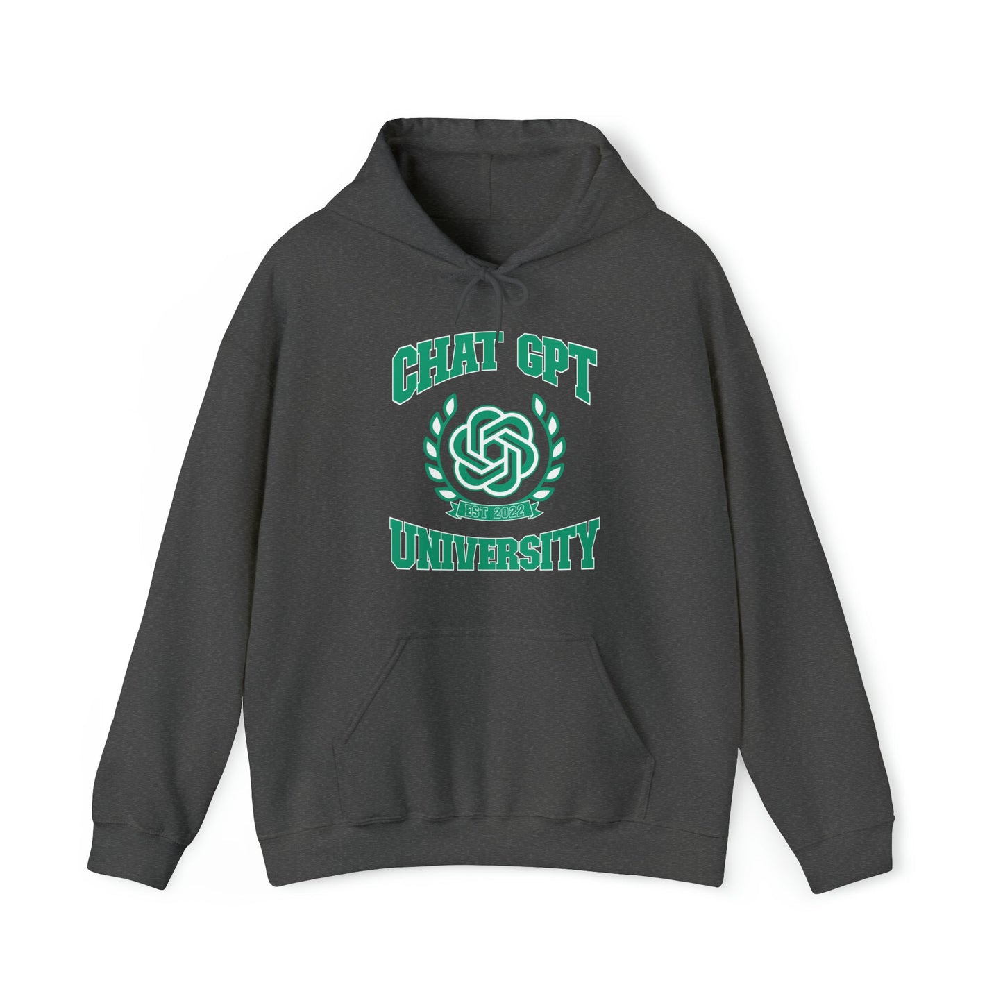 CHAT GPT UNIVERSITY - Unisex Heavy BlendÃ¢â€žÂ¢ Hooded Sweatshirt