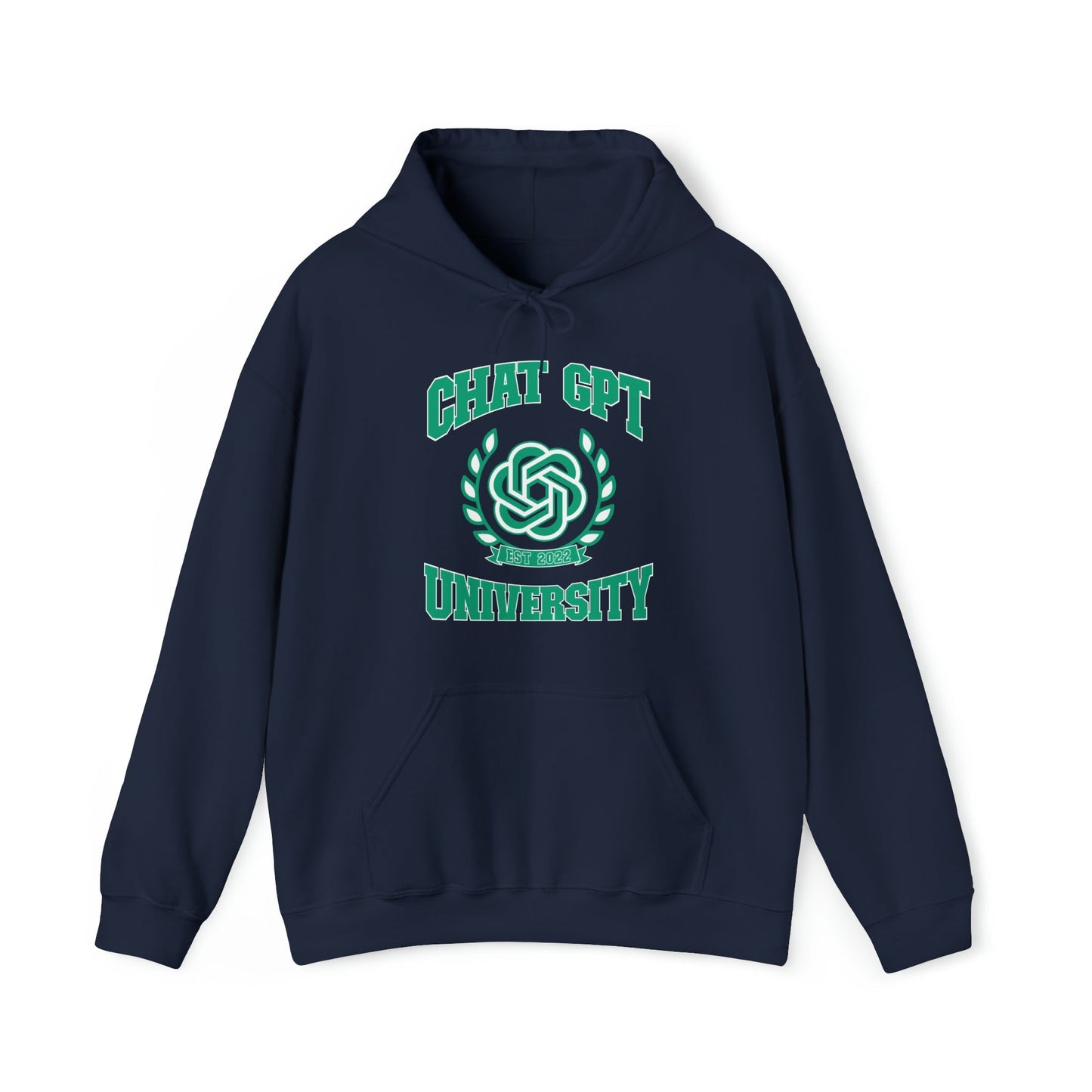 CHAT GPT UNIVERSITY - Unisex Heavy BlendÃ¢â€žÂ¢ Hooded Sweatshirt