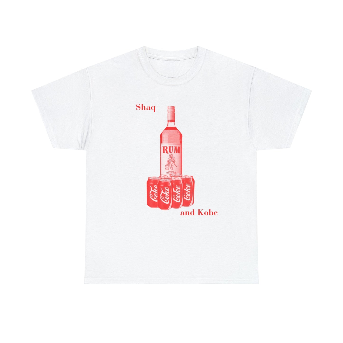 Shaq and Kobe Rum and Coke - Unisex Heavy Cotton Tee