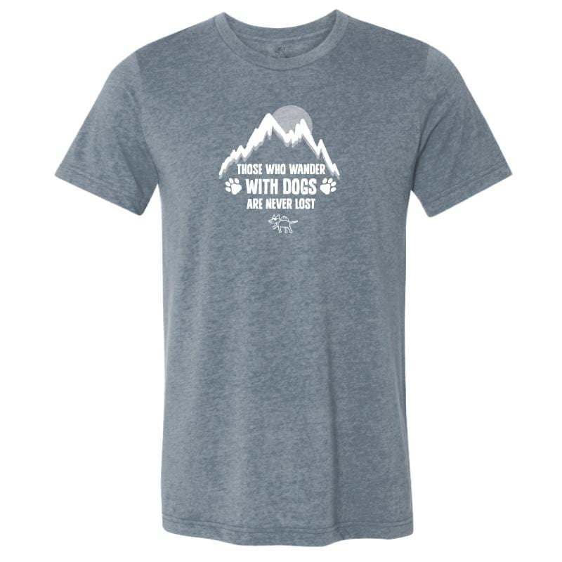 Those Who Wander With Dogs are Never Lost - Lightweight Tee