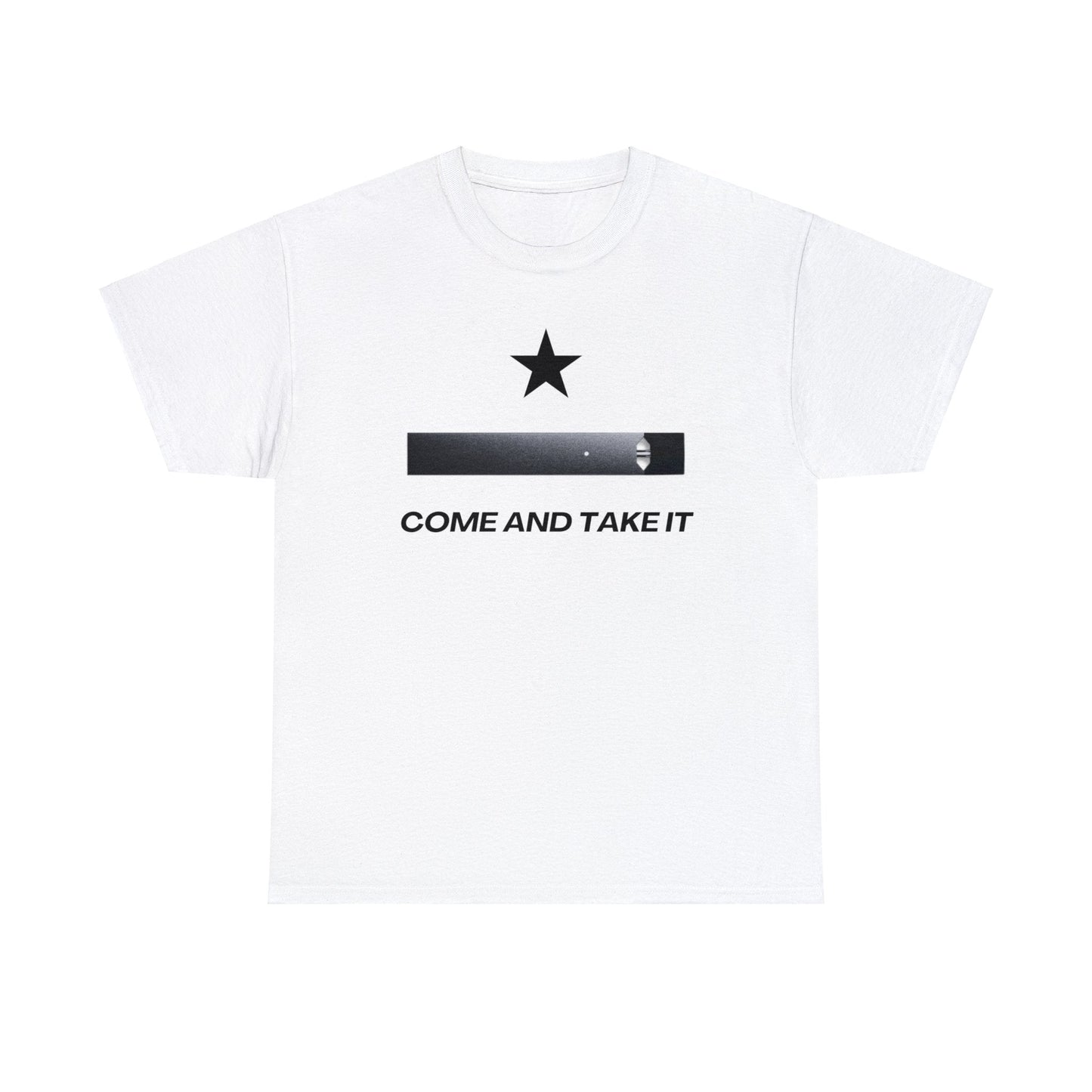JUUL (COME AND TAKE IT) - Unisex Heavy Cotton Tee